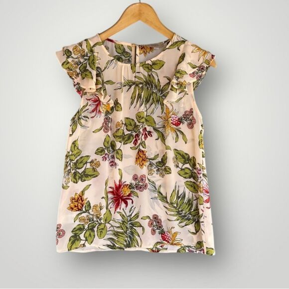 5 for $40 Loft top blouse shirt size XS floral - Picture 1 of 6